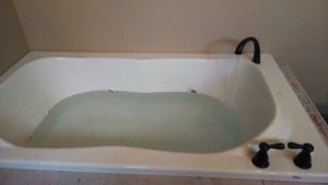 Whirlpool Tub with Roman Faucets