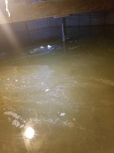 Flooded Crawl Space