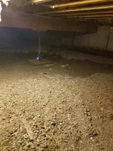 Flooded Crawl Space after Sump Pump