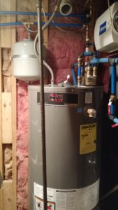 Water Heater, Expansion Tank, and Radiator