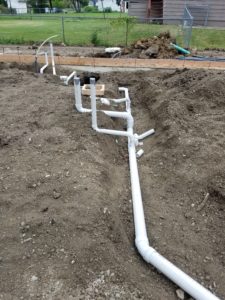 New Construction - Rough in Plumbing